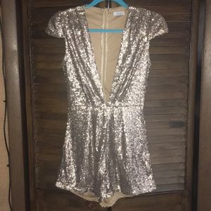 Sequence low cut romper NEW